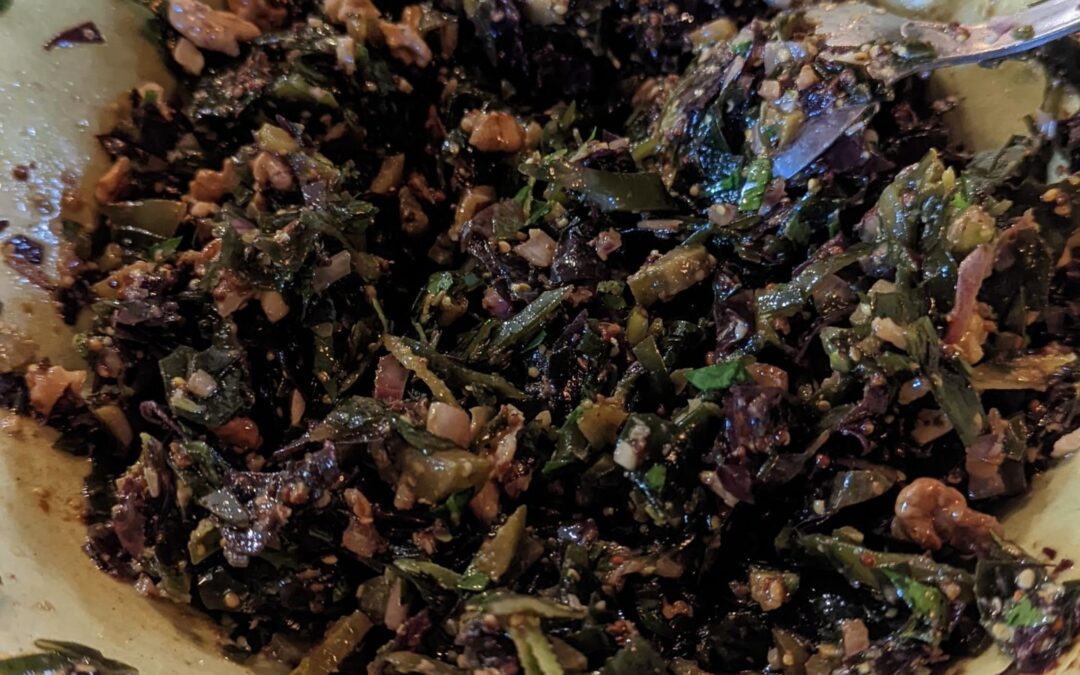 Tartare d’algues à la Périgourdine!